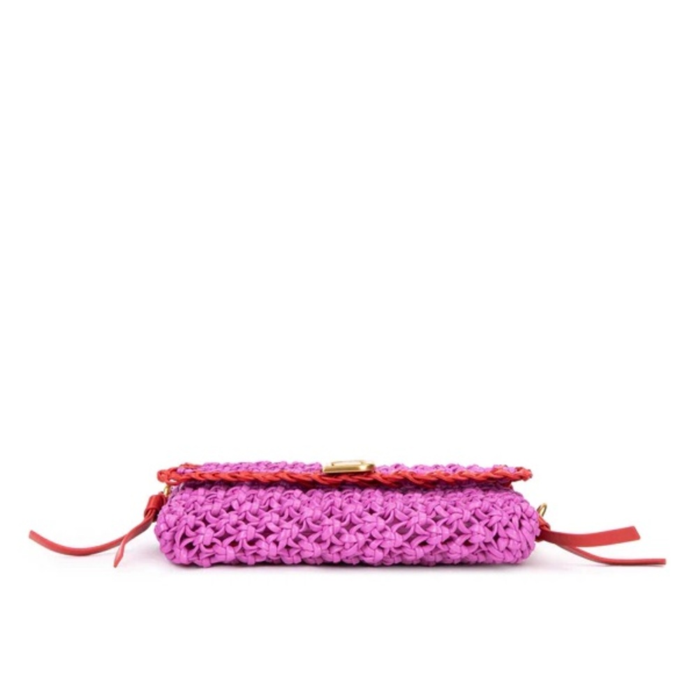 Brandon Blackwood Pink and Red Leather Nia Bag - Picture 6 of 8
